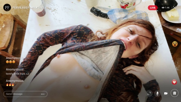 1. Download full pics of Hairy Cum Cut from perversefamilylive.com